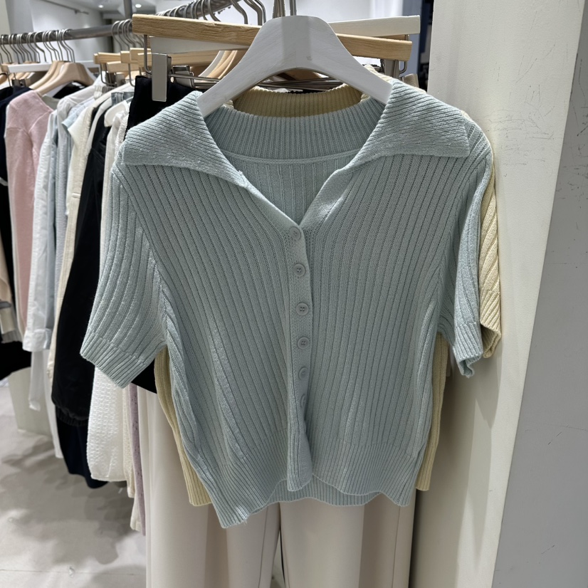 HARU-Q韓國直郵女士新品推薦熱賣休閑時尚26春夏職業T恤HARU-QT恤圖色3