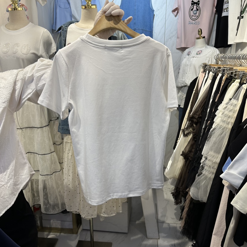 COCO HOLIC東大門代購女裝新款休閑26春夏職業推薦時尚T恤COCO HOLICT恤