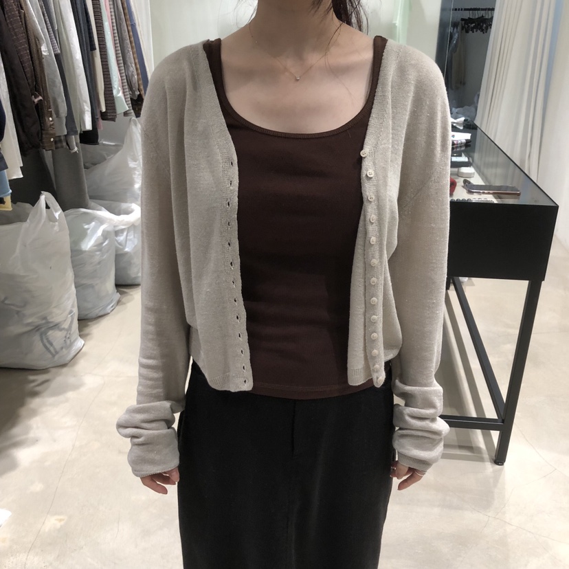 BROT東大門實拍女裝新品人氣推薦26春夏職業真品針織衫開衫BROT針織衫圖色2