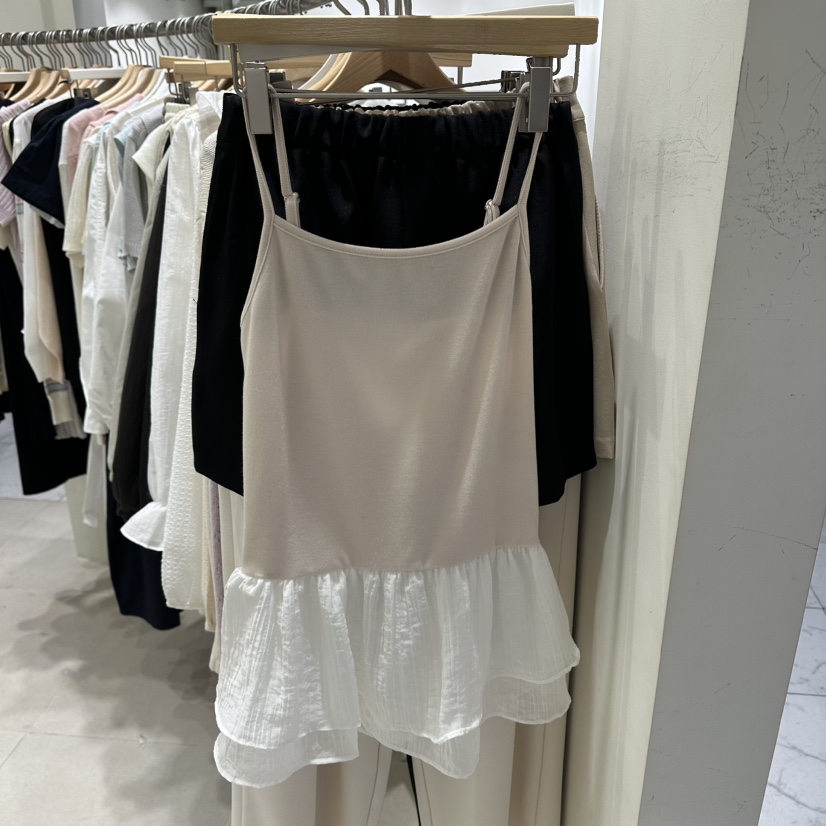 HARU-Q東大門實拍女士新品真品26春夏職業休閑熱賣吊帶背心HARU-Q吊帶/背心圖色1