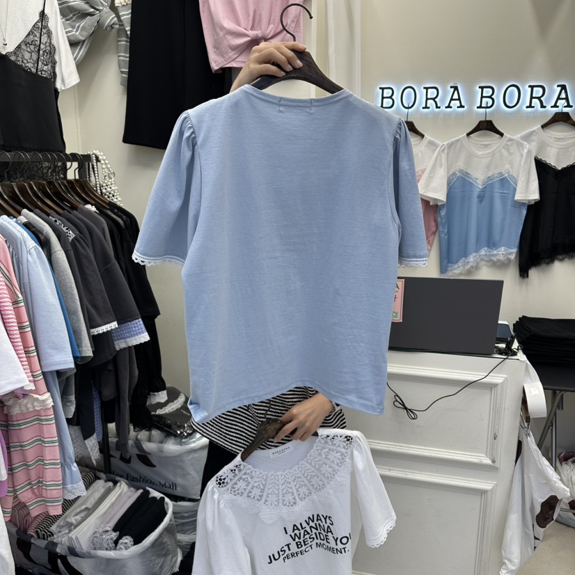 BORA BORA東大門實拍女裝新品熱賣人氣真品推薦職業休閑T恤BORA BORAT恤