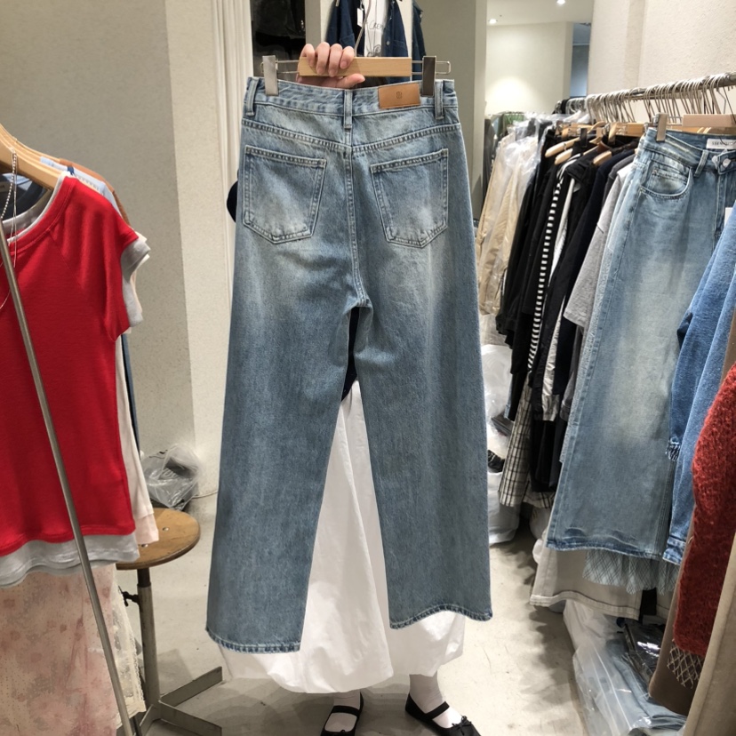 SSEMIENNE韓國直郵女裝新品真品人氣時尚熱賣牛仔褲不含腰帶SSENIQUE牛仔褲