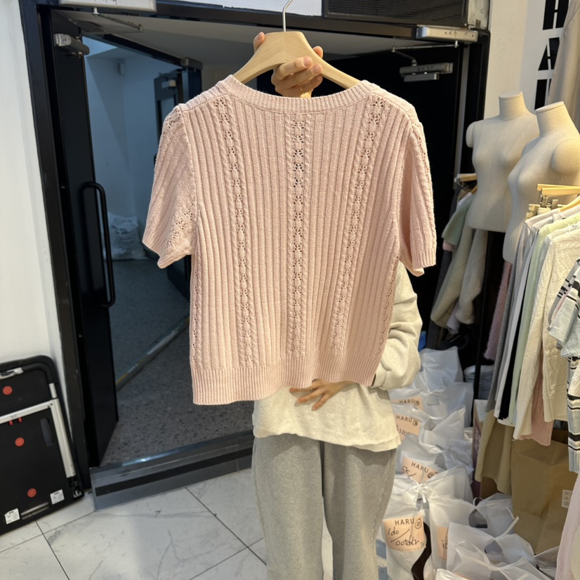 HARU-Q韓國代購女裝新款人氣推薦時尚26春夏熱賣休閑針織衫HARU-Q針織衫