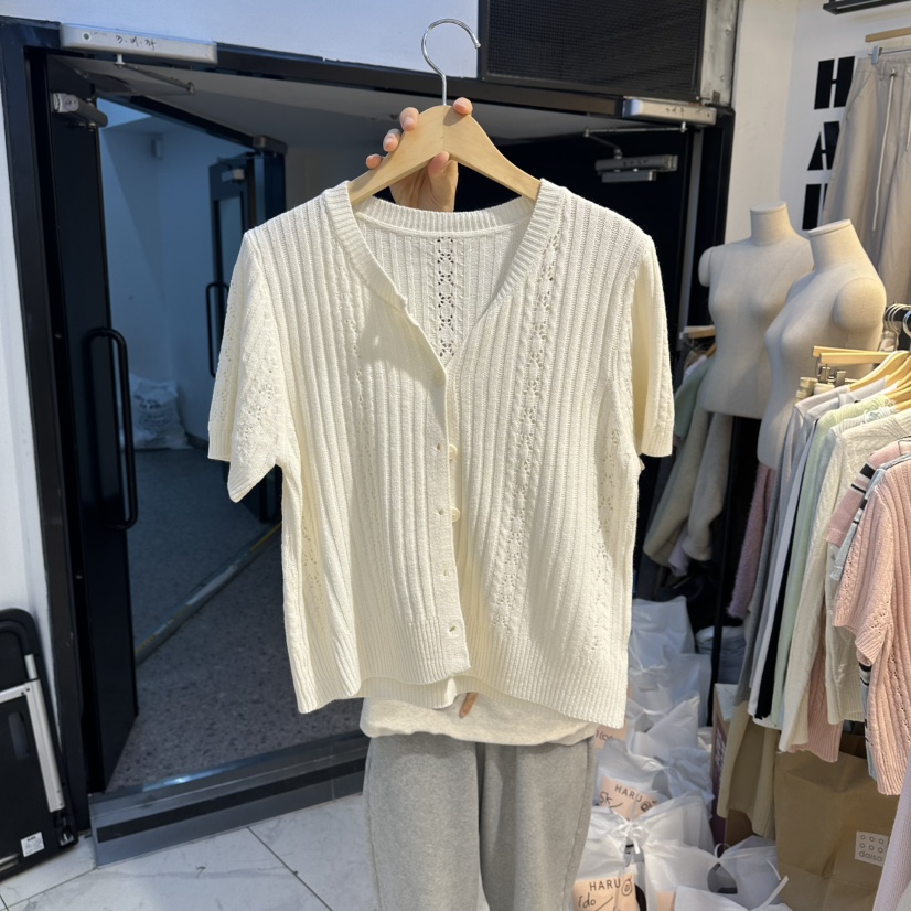 HARU-Q韓國代購女裝新款人氣推薦時尚26春夏熱賣休閑針織衫HARU-Q針織衫圖色1