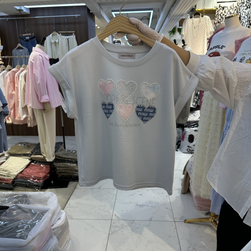 COCO HOLIC東大門代購女裝新品休閑真品人氣時尚熱賣T恤COCO HOLICT恤圖色2