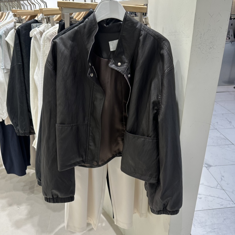 HARU-Q韓國直郵女裝新品推薦職業熱賣休閑26春夏時尚夾克HARU-Q夾克圖色2棕色