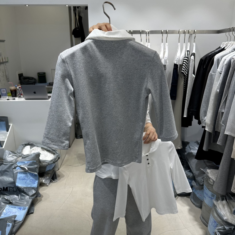 RICH SISTER韓國直郵女裝新品真品休閑熱賣人氣職業26春夏T恤RICH SISTERT恤