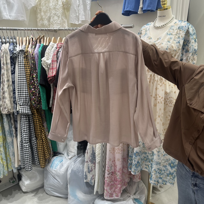 BIKINI東大門直郵女裝新款26春夏熱賣真品推薦襯衫蕾絲衫BIKINI襯衫/蕾絲衫