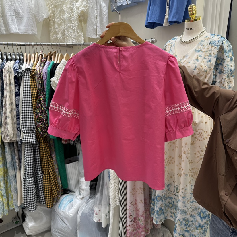 BIKINI韓國直郵女士新款熱賣人氣職業26春夏真品襯衫蕾絲衫BIKINI襯衫/蕾絲衫