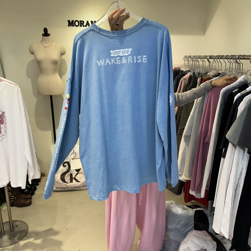 MORAN/MOSCO/SUGAR CASE東大門代購女士新品推薦長袖T恤MORAN/MOSCO/SUGAR CASE長袖T恤