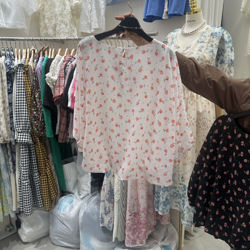 BIKINI東大門代購女士新品時尚26春夏推薦真品襯衫蕾絲衫BIKINI襯衫/蕾絲衫