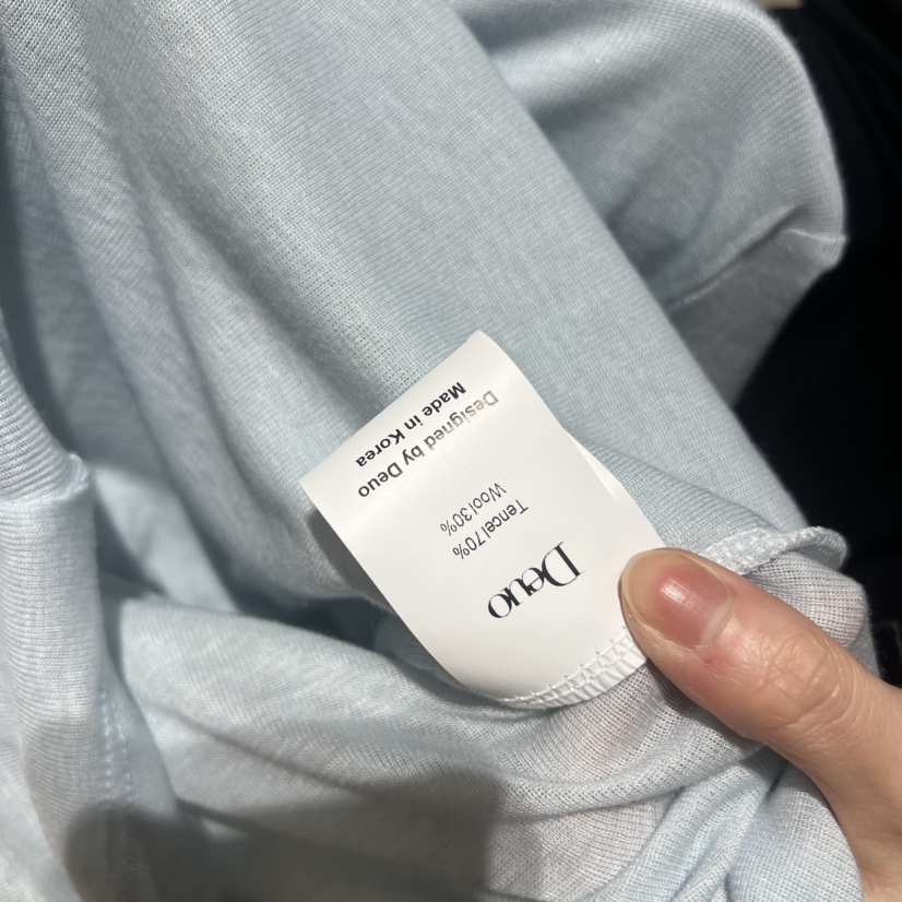 DEUO韓國代購女裝新品推薦休閑26春夏真品時尚職業長袖T恤DEUO長袖T恤