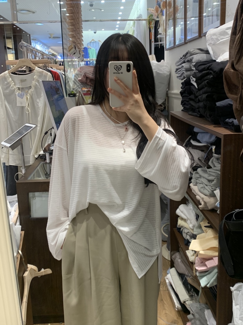 DE GO YOU韓國直郵女士新款人氣職業推薦熱賣時尚長袖T恤DE GO YOU長袖T恤