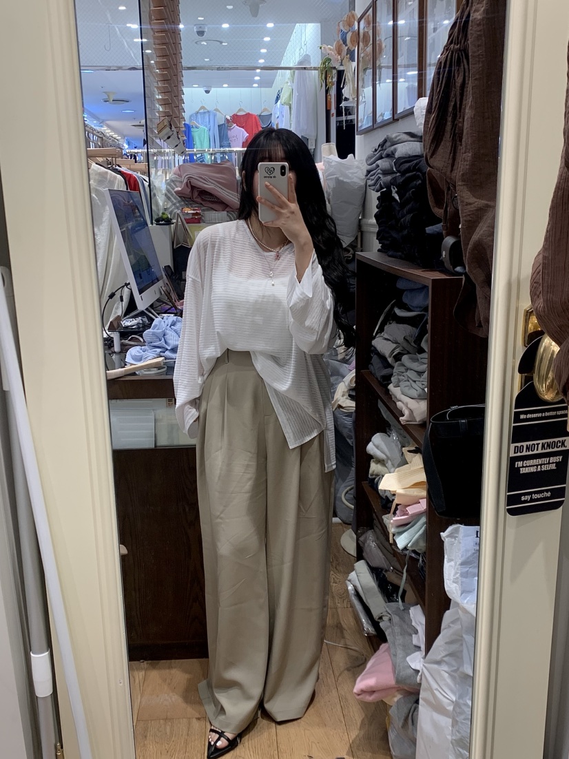 DE GO YOU韓國直郵女士新款人氣職業推薦熱賣時尚長袖T恤DE GO YOU長袖T恤