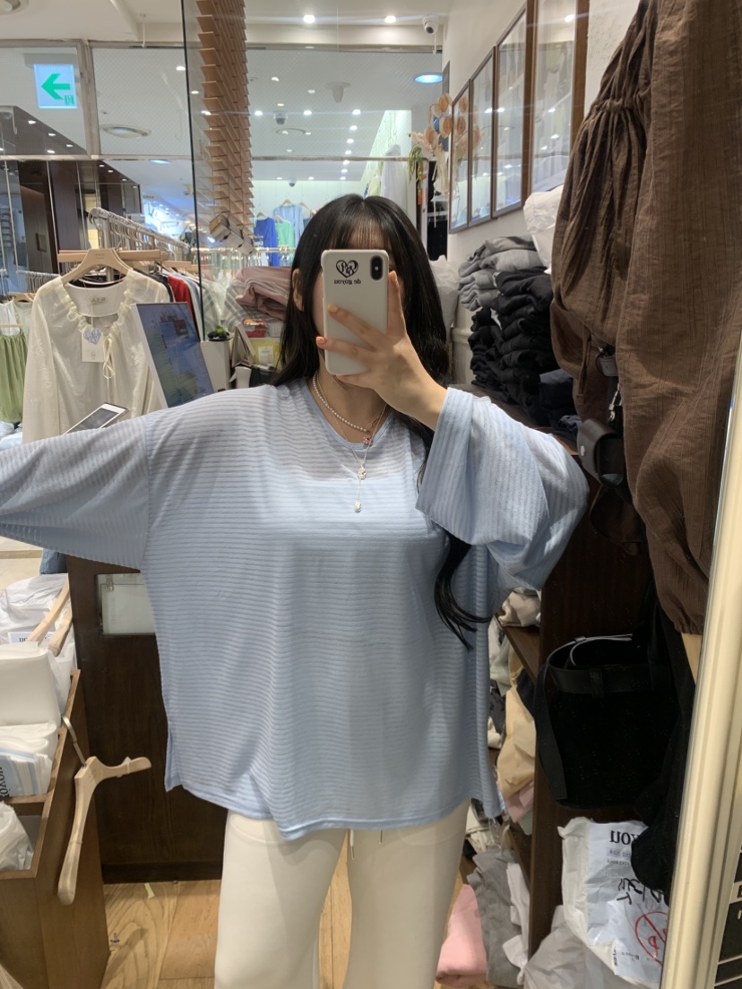 DE GO YOU韓國直郵女士新款人氣職業推薦熱賣時尚長袖T恤DE GO YOU長袖T恤