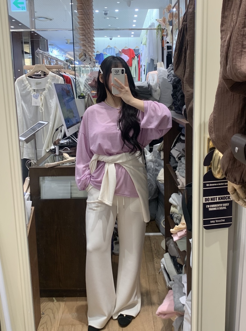 DE GO YOU韓國直郵女士新款人氣職業推薦熱賣時尚長袖T恤DE GO YOU長袖T恤