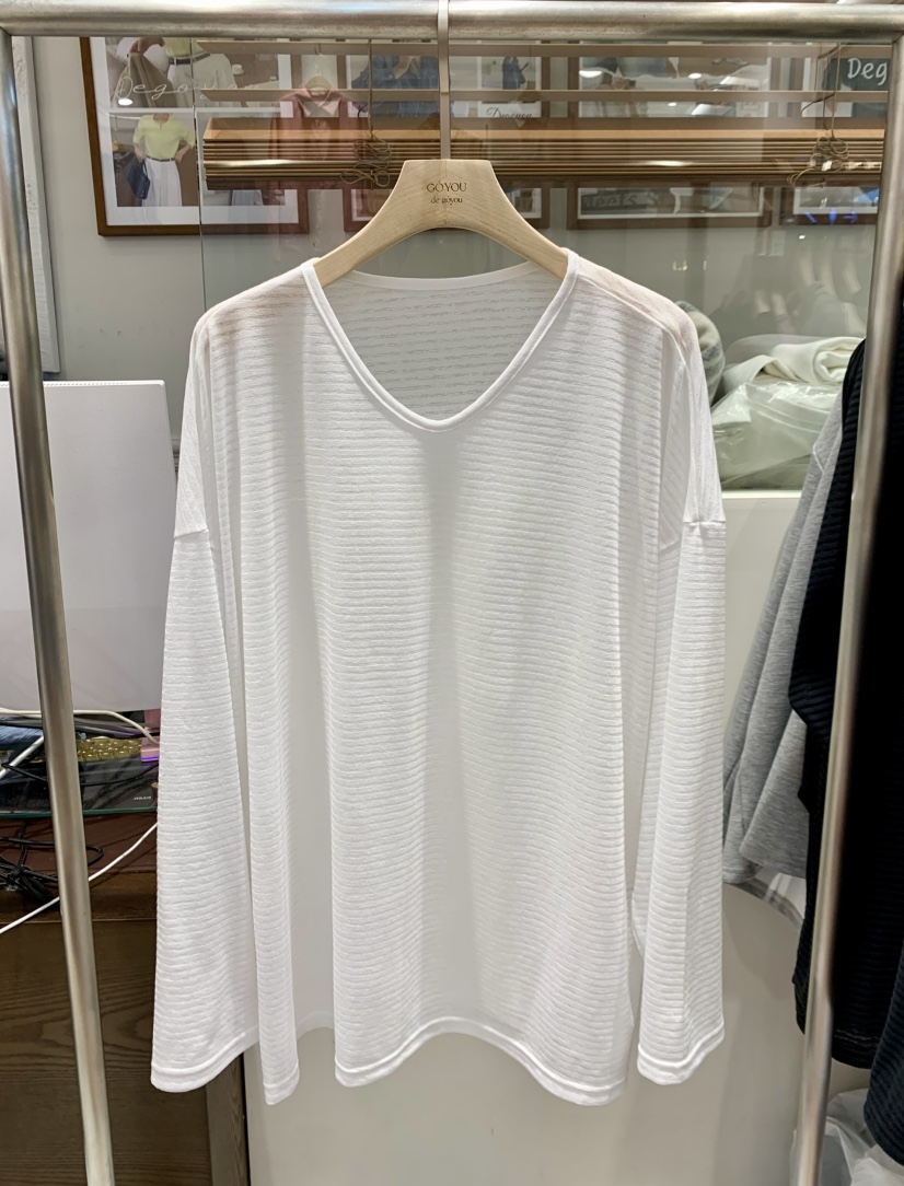 DE GO YOU韓國直郵女士新款人氣職業推薦熱賣時尚長袖T恤DE GO YOU長袖T恤圖色2