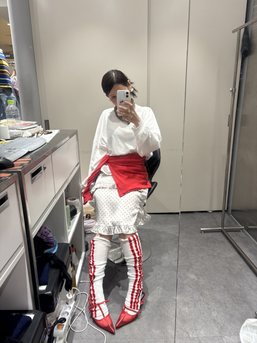 PLATFORM-L東大門直郵女士新品26春夏真品休閑半身裙中短裙PLATFORM半身裙/中短裙