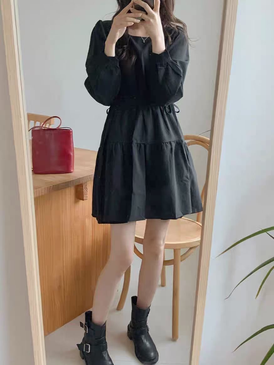 COTTON MARKET韓國代購女士新款26春夏職業熱賣時尚連衣裙COTTON MARKET連衣裙圖色2