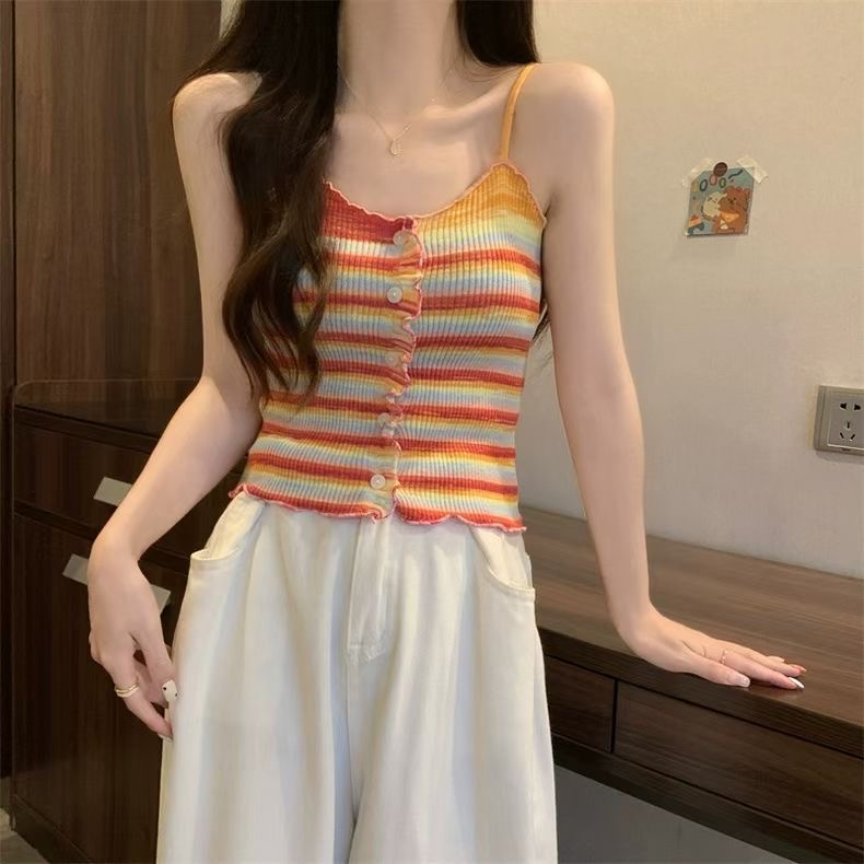 COTTON MARKET韓國直郵女士新品人氣時尚休閑職業吊帶背心COTTON MARKET吊帶/背心圖色2