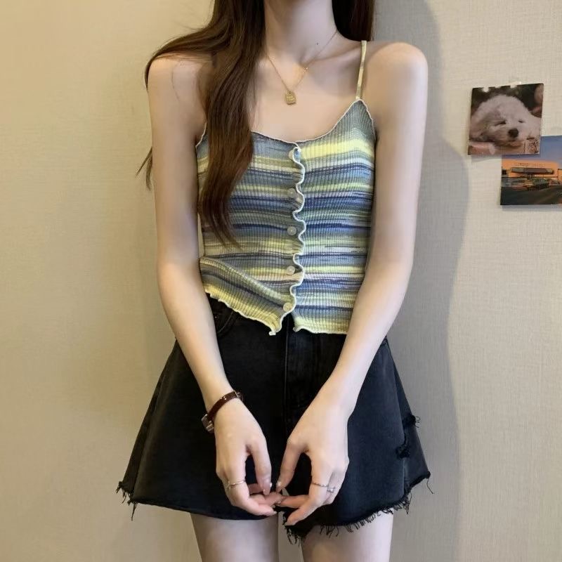 COTTON MARKET韓國直郵女士新品人氣時尚休閑職業吊帶背心COTTON MARKET吊帶/背心圖色3