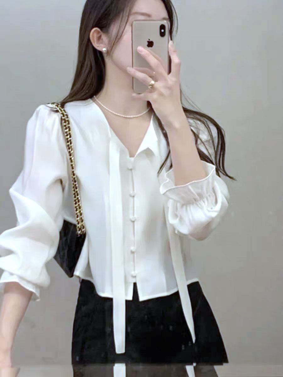 COTTON MARKET東大門代購女士新品真品人氣推薦襯衫蕾絲衫COTTON MARKET襯衫/蕾絲衫圖色1