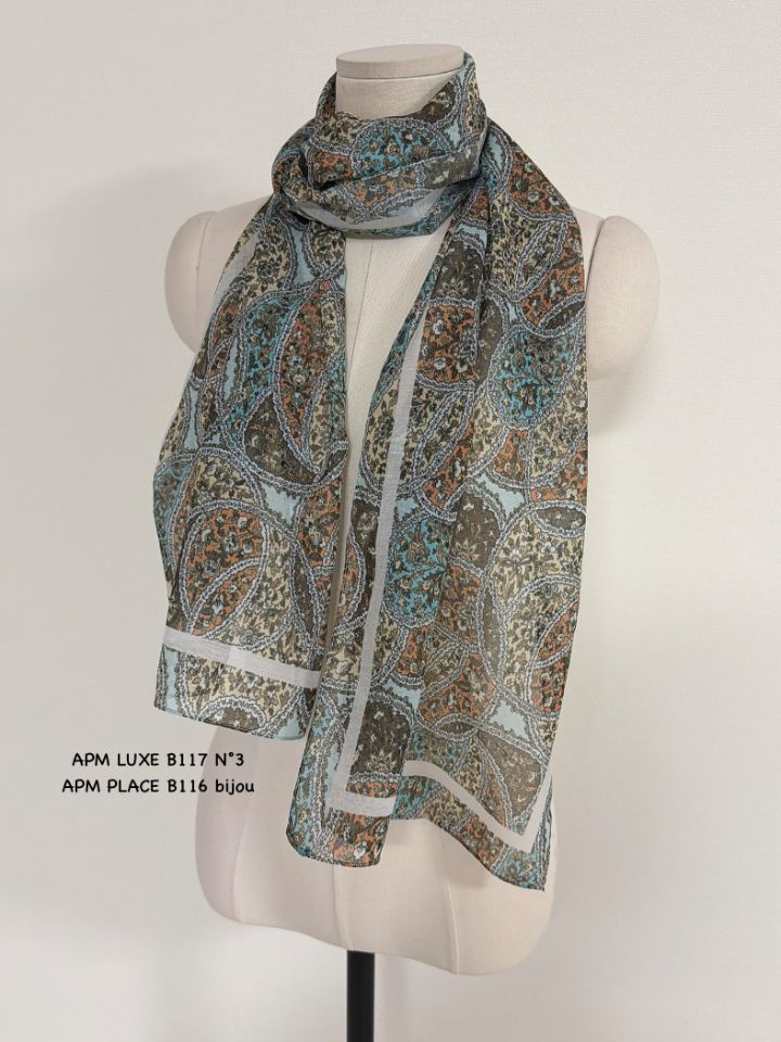 N3韓國代購女裝新品26春夏職業時尚推薦真品休閑圍巾披肩N3圍巾/披肩圖色1