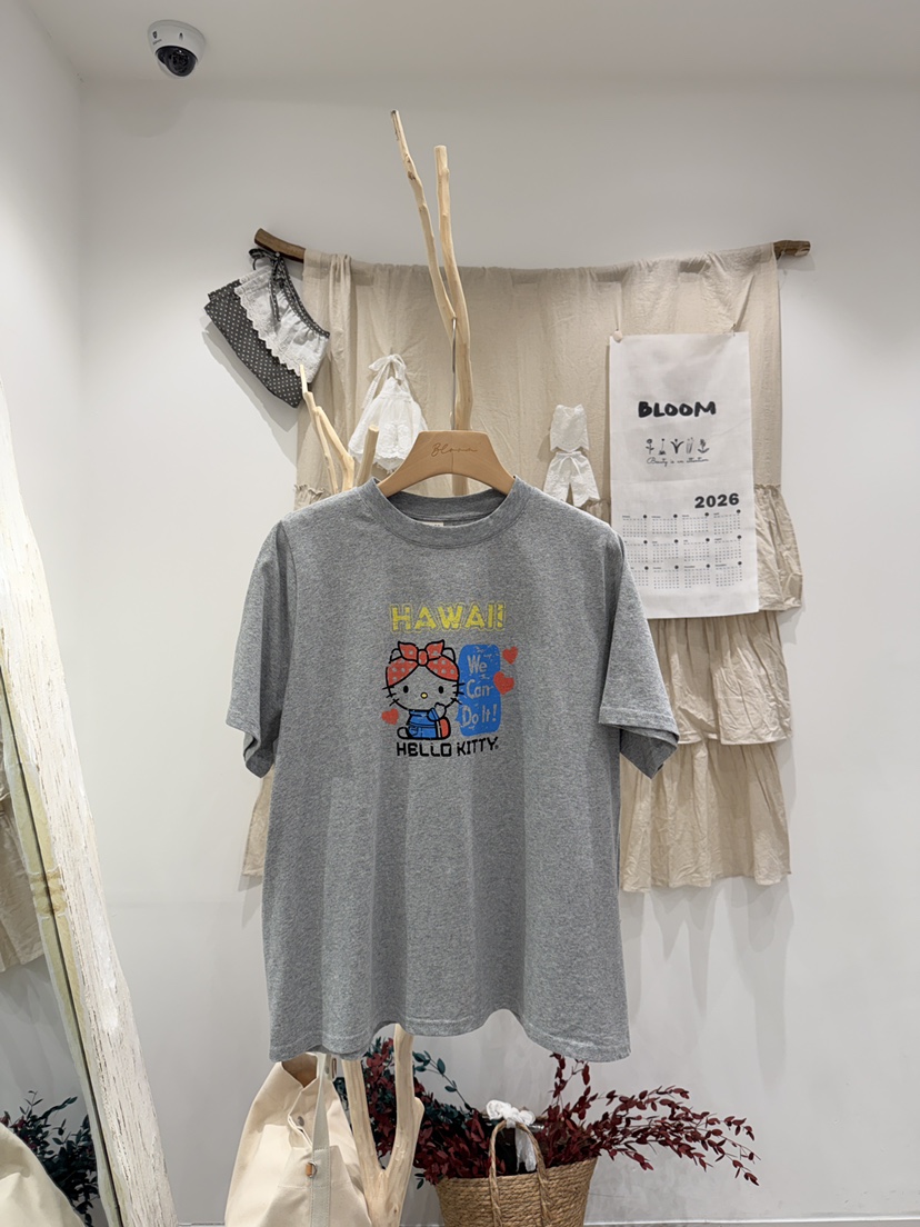 BLOOM韓國直郵女士新款推薦休閑26春夏人氣熱賣真品職業T恤BLOOM-ST恤圖色1