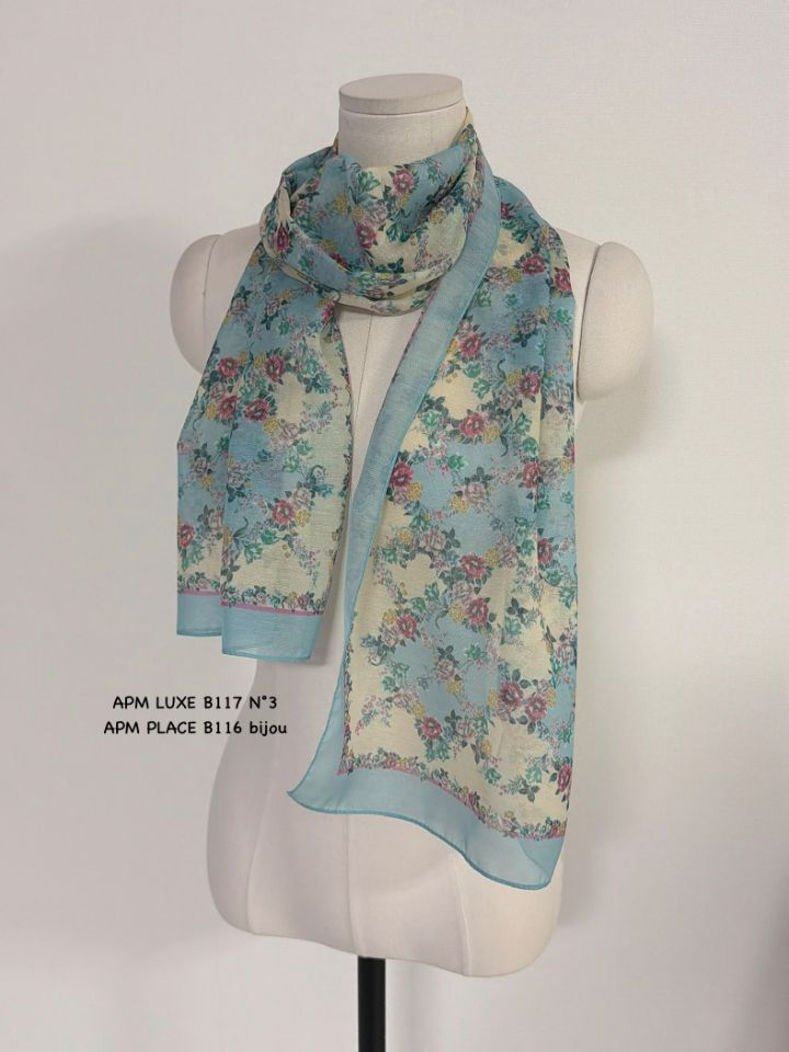 N3韓國代購女裝新款人氣熱賣時尚26春夏休閑職業圍巾披肩N3圍巾/披肩圖色1