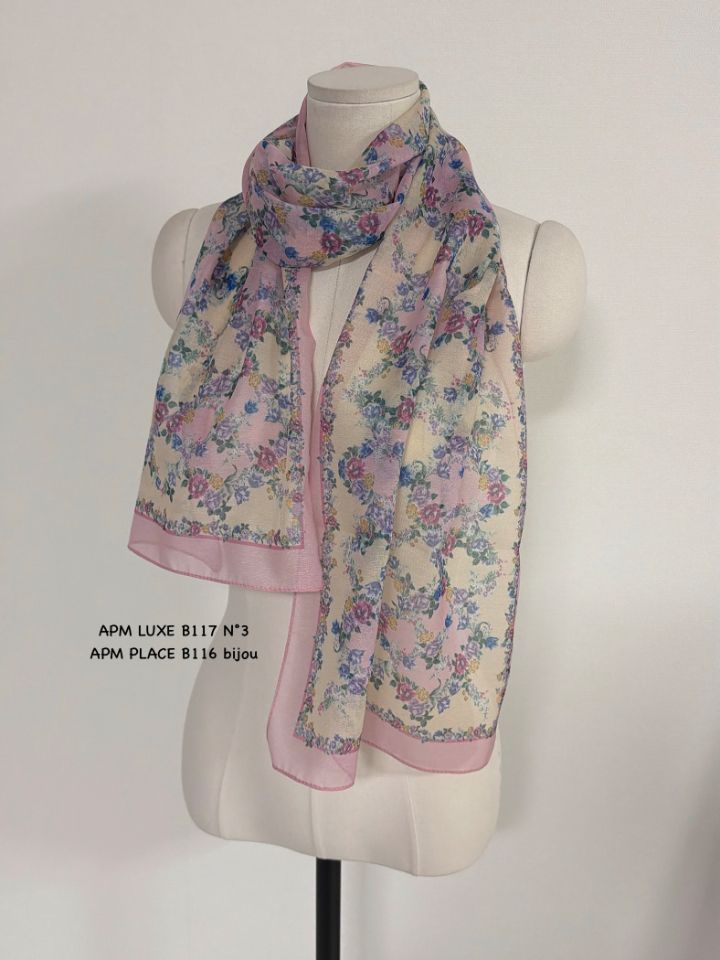 N3韓國代購女裝新款人氣熱賣時尚26春夏休閑職業圍巾披肩N3圍巾/披肩圖色3