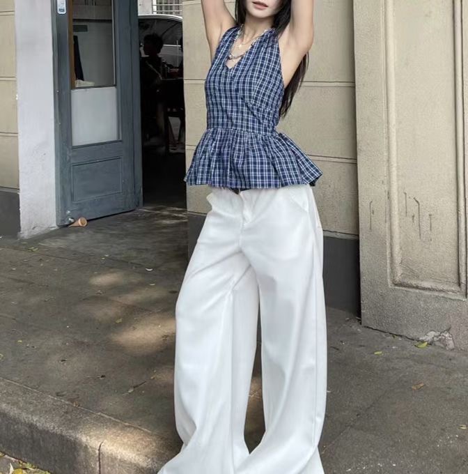 COTTON MARKET東大門實拍女裝新款人氣熱賣職業吊帶背心COTTON MARKET吊帶/背心圖色2