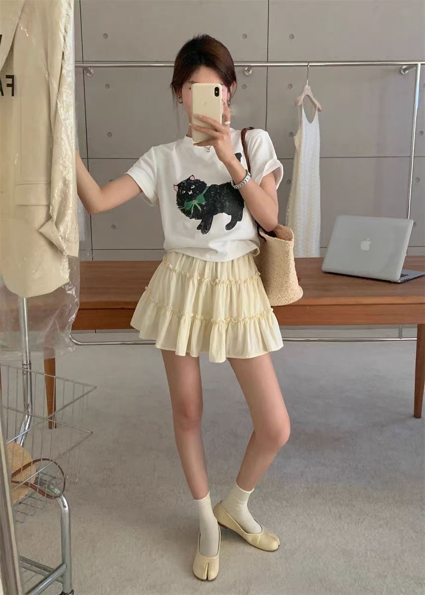 COTTON MARKET韓國代購女裝新款26春夏熱賣推薦人氣短裙COTTON MARKET短裙