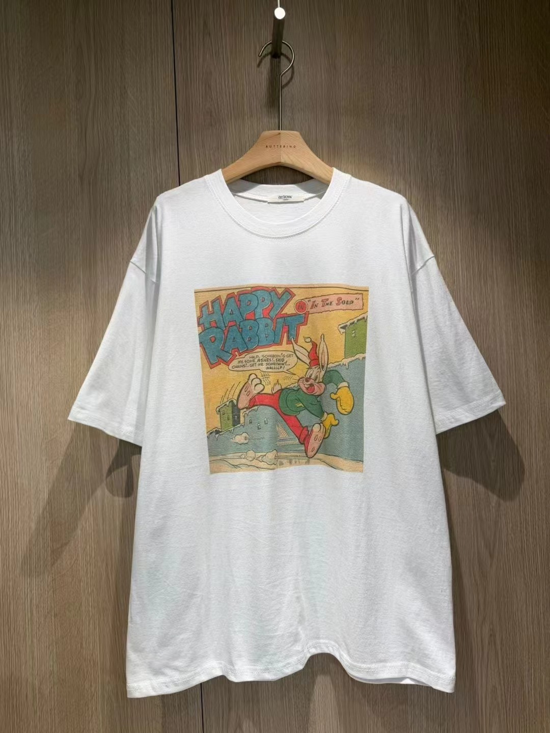 ARLOW韓國直郵女士新品26春夏人氣職業熱賣推薦時尚T恤兔子ARLOWT恤圖色1