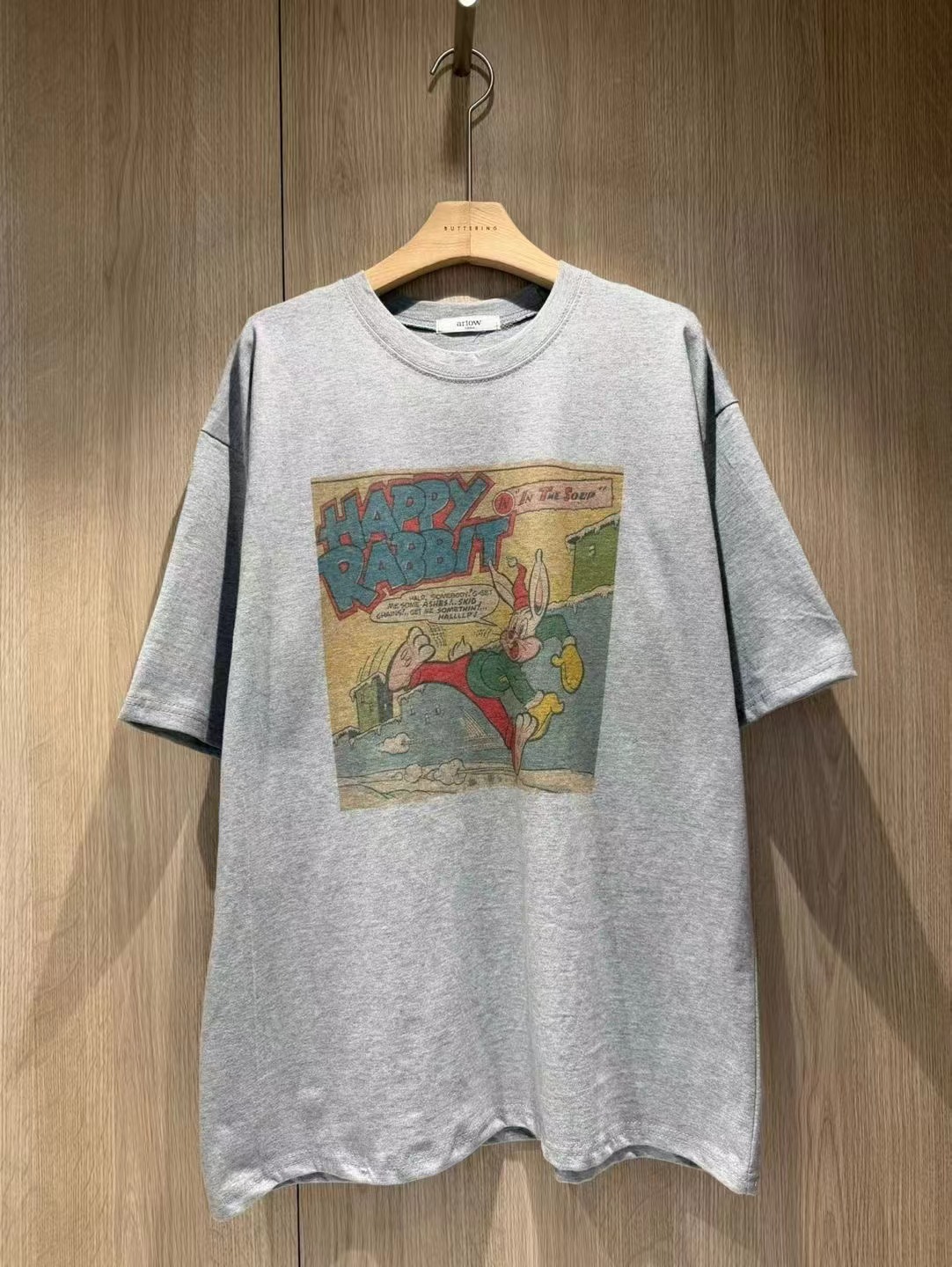 ARLOW韓國直郵女士新品26春夏人氣職業熱賣推薦時尚T恤兔子ARLOWT恤圖色2