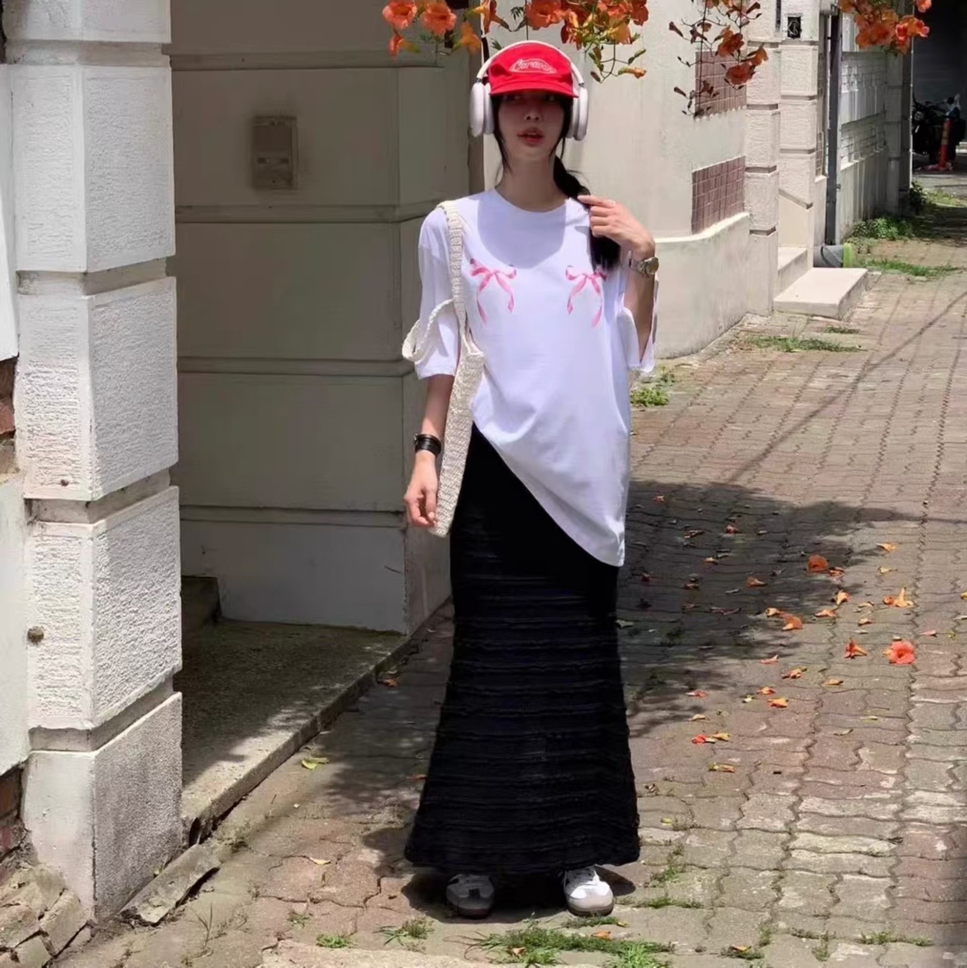 COTTON MARKET東大門實拍女士新款人氣推薦休閑熱賣長裙COTTON MARKET長裙圖色2