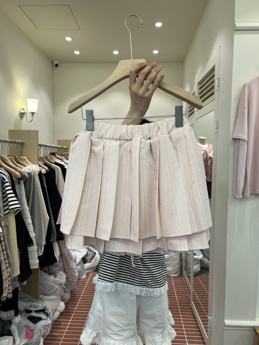 BE&amp;BE韓國直郵女士新品人氣真品職業26春夏短裙格子BE&be短裙