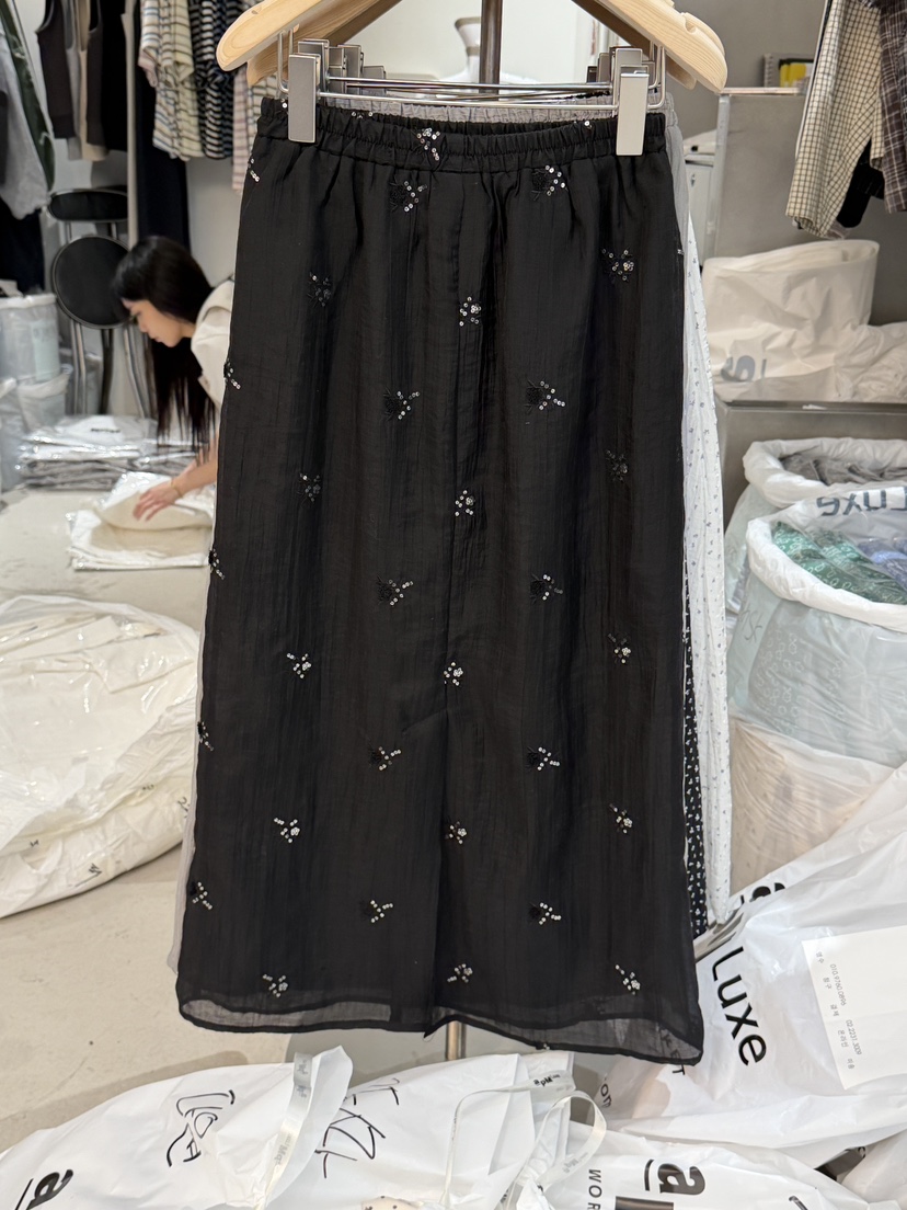 PEPPER-L東大門實拍女士新款真品推薦時尚26春夏職業長裙PEPPER長裙