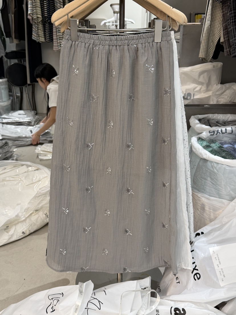 PEPPER-L東大門實拍女士新款真品推薦時尚26春夏職業長裙PEPPER長裙圖色2