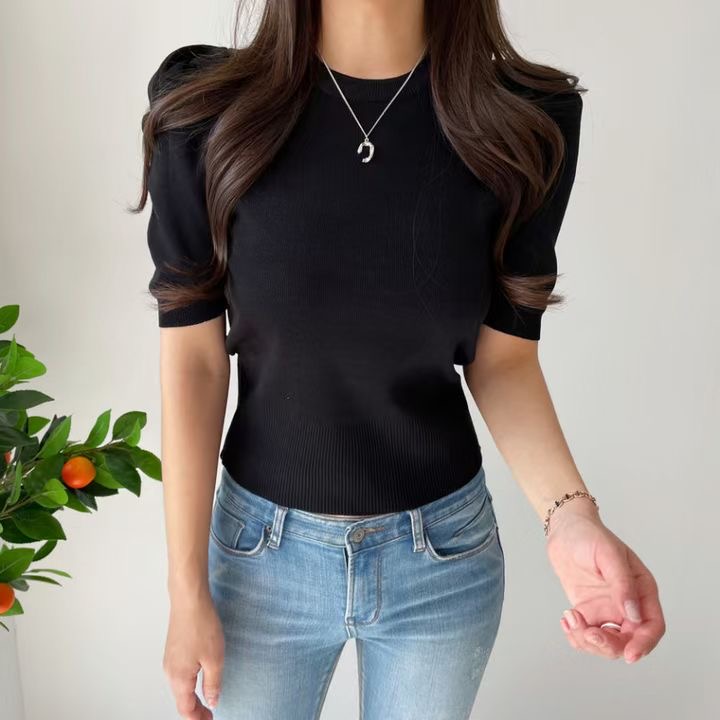 COTTON MARKET韓國代購女裝新品休閑推薦時尚26春夏針織衫COTTON MARKET針織衫圖色4