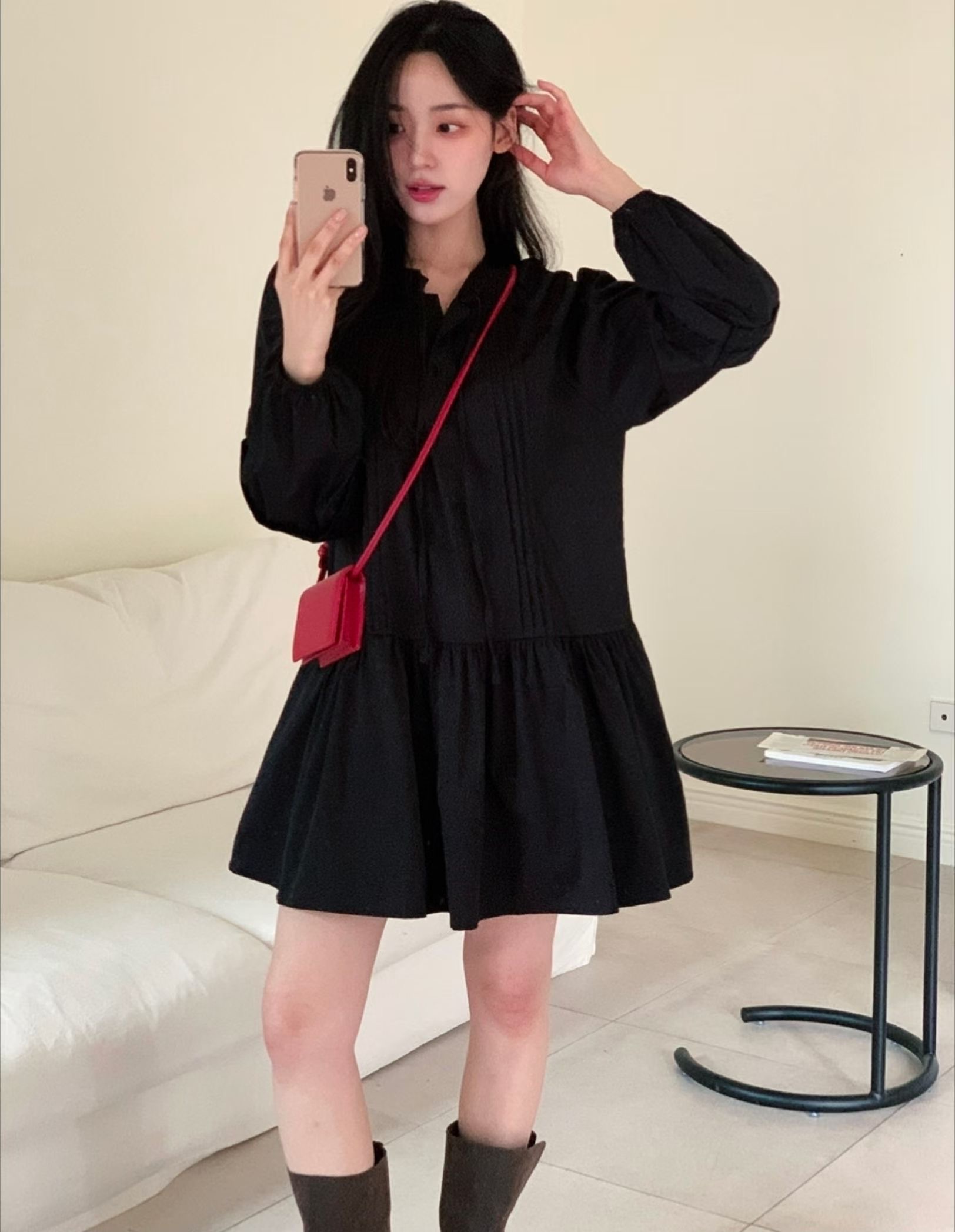 COTTON MARKET韓國代購女士新品休閑時尚推薦連衣裙不含包COTTON MARKET連衣裙圖色2