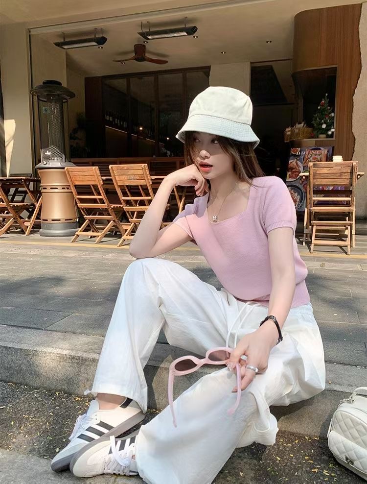 COTTON MARKET韓國代購女士新款人氣時尚休閑職業針織衫COTTON MARKET針織衫