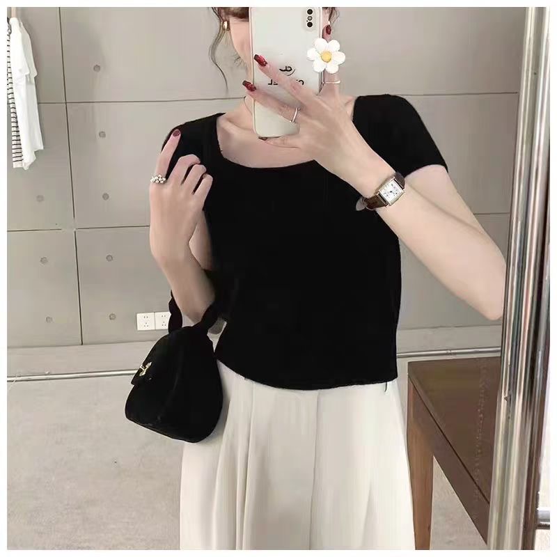 COTTON MARKET韓國代購女士新款人氣時尚休閑職業針織衫COTTON MARKET針織衫圖色4