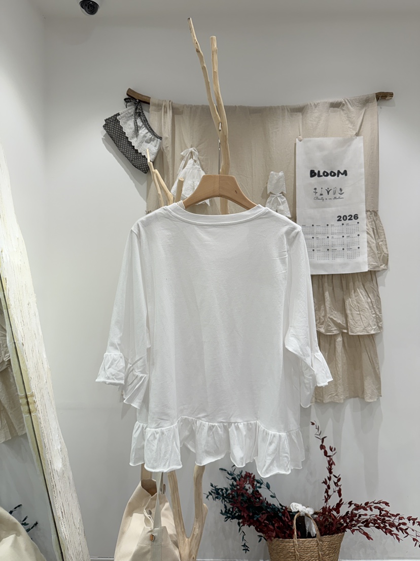 BLOOM韓國直郵女士新品人氣真品職業熱賣時尚推薦休閑T恤BLOOM-ST恤