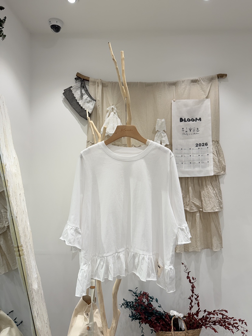 BLOOM韓國直郵女士新品人氣真品職業熱賣時尚推薦休閑T恤BLOOM-ST恤圖色1