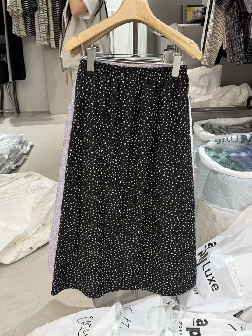 PEPPER-L韓國直郵女士新品推薦休閑真品26春夏熱賣職業長裙PEPPER長裙