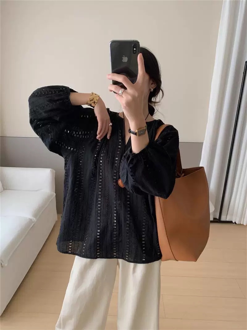 VIVANI東大門代購女裝新款真品熱賣時尚襯衫蕾絲衫不含項鏈VIVANI襯衫/蕾絲衫