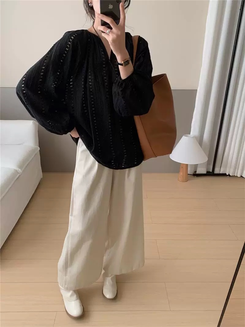 VIVANI東大門代購女裝新款真品熱賣時尚襯衫蕾絲衫不含項鏈VIVANI襯衫/蕾絲衫