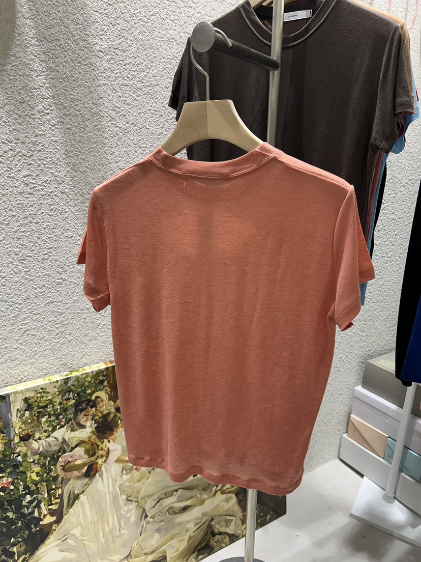 N BROWN東大門代購女士新款休閑26春夏人氣推薦職業T恤天絲N BROWNT恤