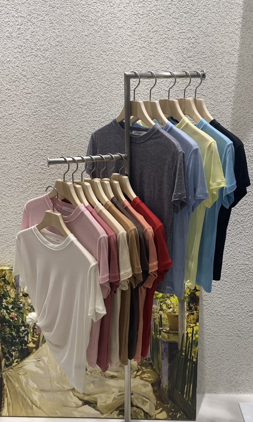 N BROWN東大門代購女士新款休閑26春夏人氣推薦職業T恤天絲N BROWNT恤