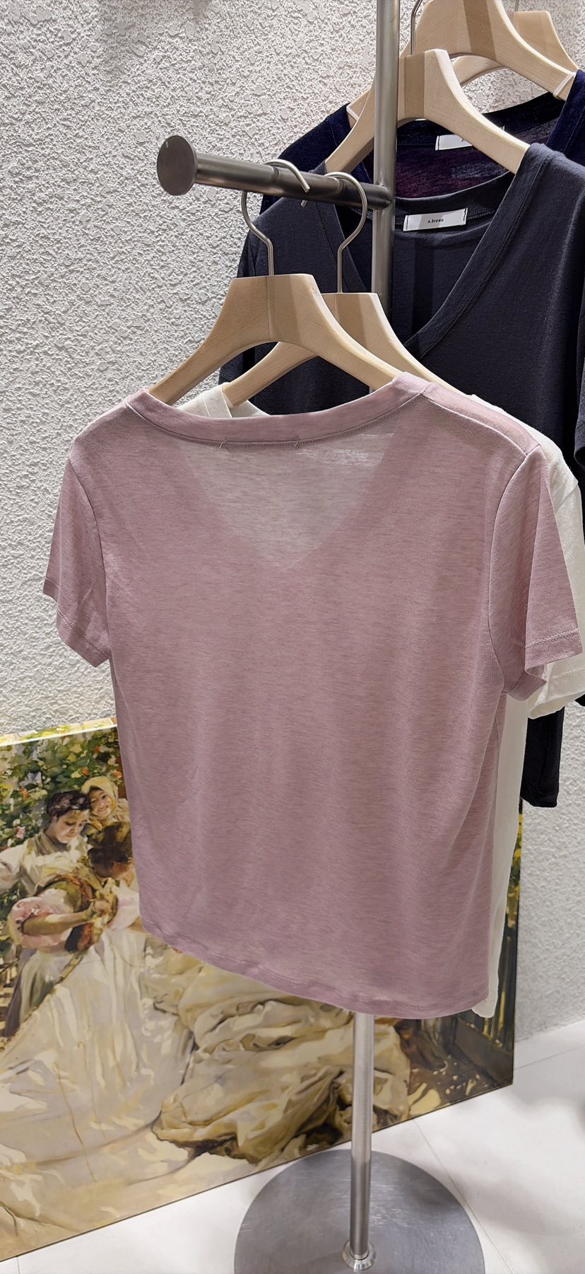 N BROWN東大門代購女裝新品熱賣時尚人氣真品26春夏T恤天絲N BROWNT恤